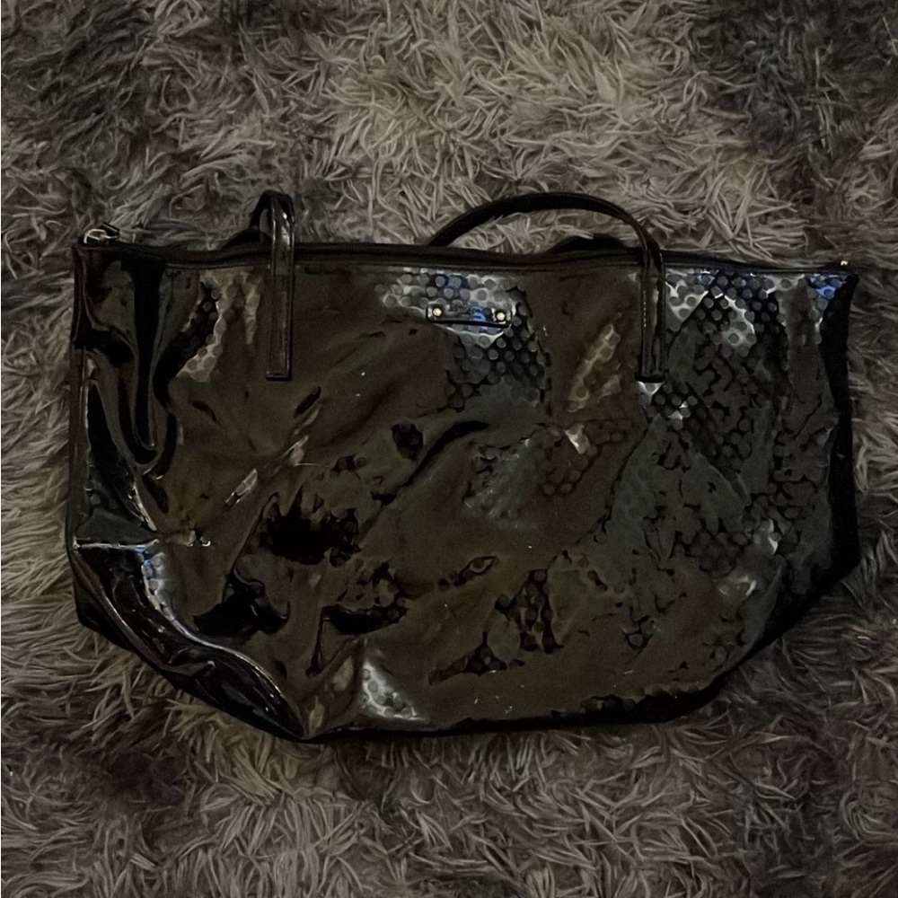 Black Katie Spades Purse